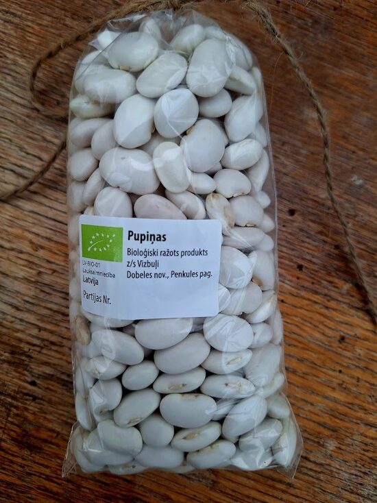 Pupiņas krūmu baltas/lielas bio