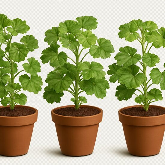 Pelargonijas  Rožu- Komplekts mazie stādi 